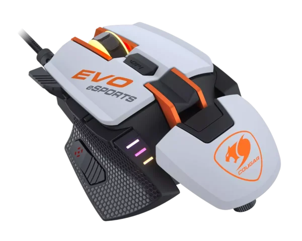 La souris Cougar Gaming 700M EVO offre une personnalisation et une performance ultime pour les gamers avec un capteur optique avancé de 16000 DPI et un système de poids ajustable pour une ergonomie optimale.