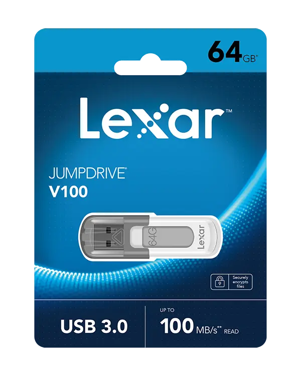 Clé USB 3.0 LEXAR V100 64 Go