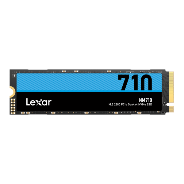 Le disque SSD Lexar NM710 offre une grande capacité de stockage et des performances rapides.