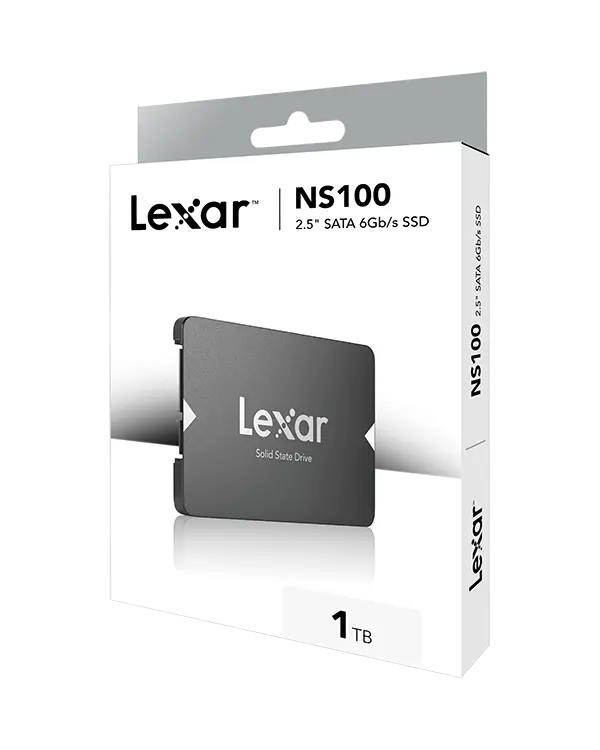 Le disque dur Lexar NS100 1To - un stockage fiable et efficace pour tous vos besoins de données.