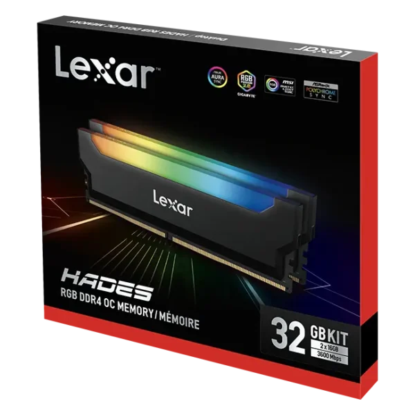 Le kit de mémoire vive Lexar 32Go DDR4 RGB en 3600Mhz est la solution parfaite pour améliorer les performances de votre système. Avec une vitesse de traitement rapide de 3600Mhz, une capacité de 32Go et des modules RGB pour une esthétique moderne, ce kit offre une réponse rapide et une exécution fluide des applications les plus exigeantes. Optez pour la puissance et le style avec Lexar.