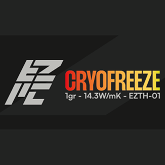 Pâte thermique EZPC CryoFreeze 14.3 W/mK disponible chez AB1 Informatique à Béziers